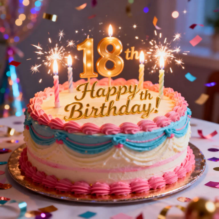 18th Birthday Cake: A Sweet Celebration for a Milestone Year