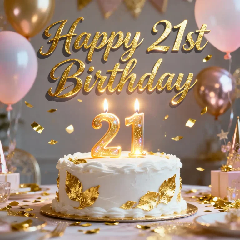 The magic of a 21st birthday cake