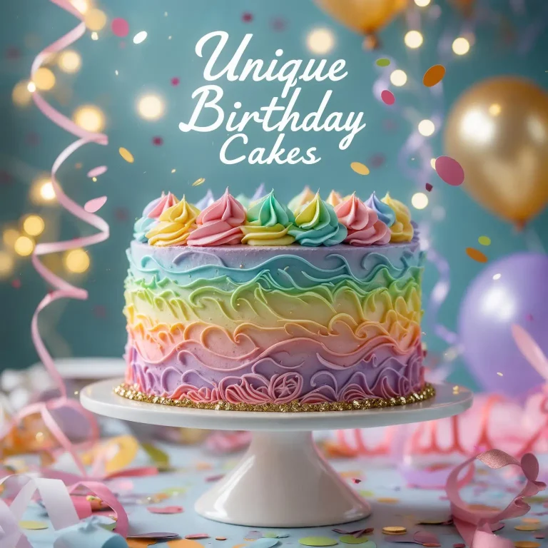 Unique Birthday Cakes So Special