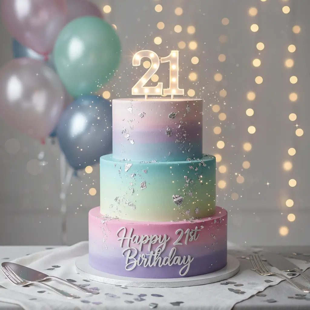 Trends in 21st birthday cake design