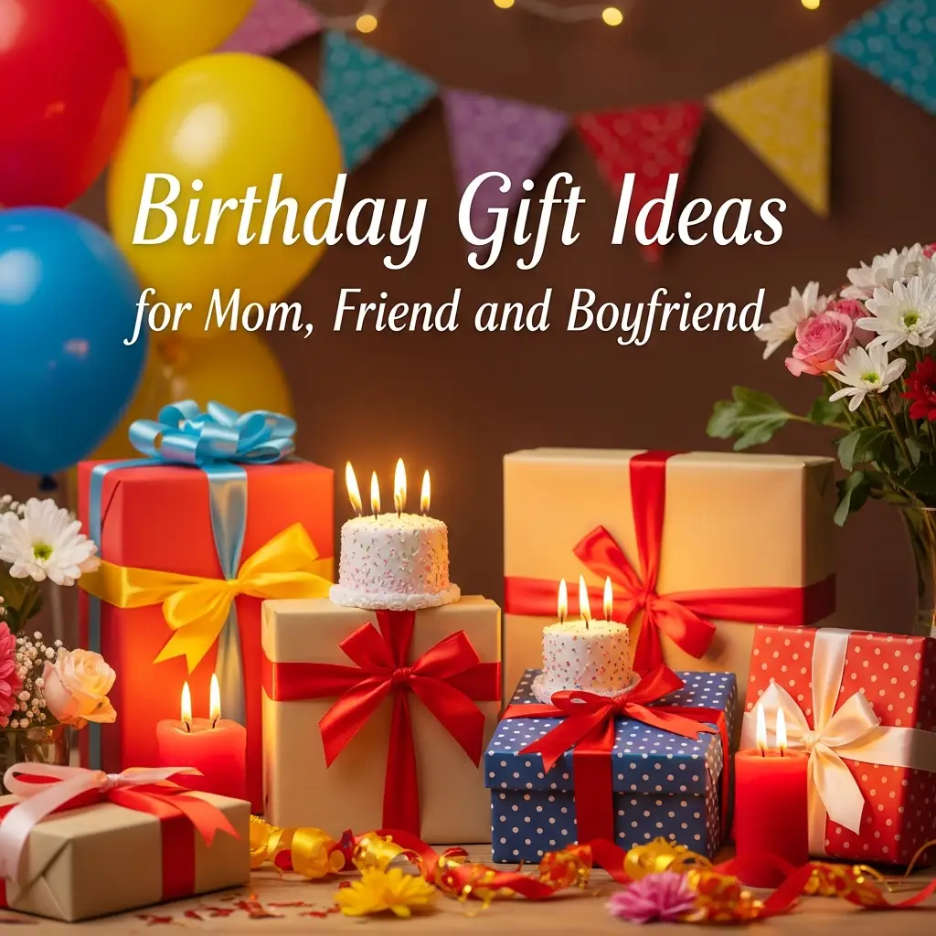 Birthday Gift Ideas for Mom, Friend, and Boyfriend