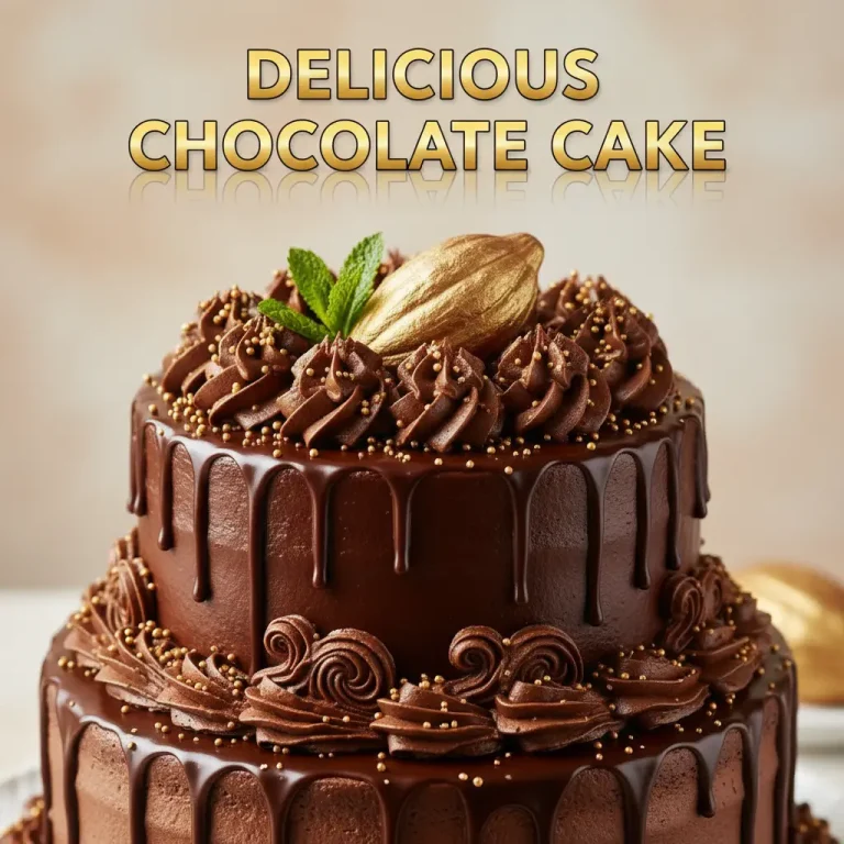Chocolate Cake Decoration