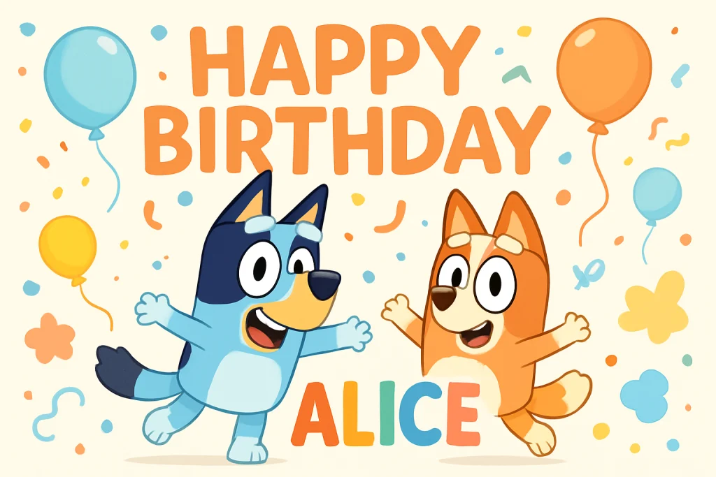 How A Bluey Birthday Banner Enhances Party Photos