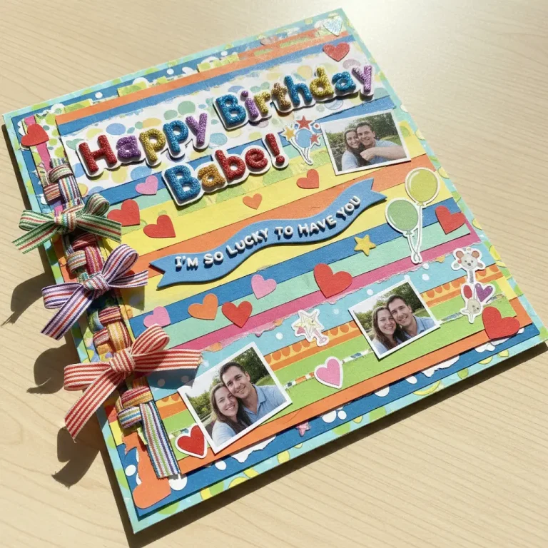 Homemade Birthday Card A Thoughtful Way to Celebrate Someone Special