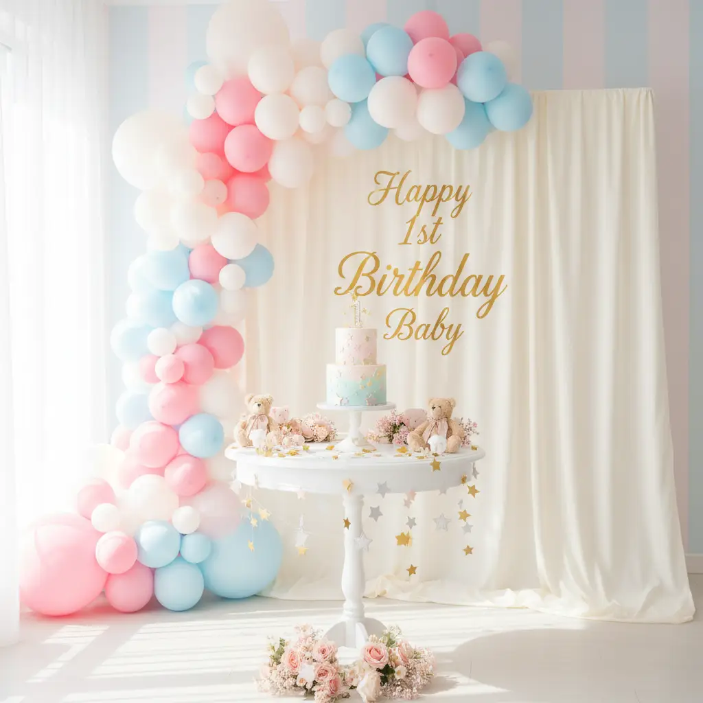 Modern Trends in Baby Birthday Decorations