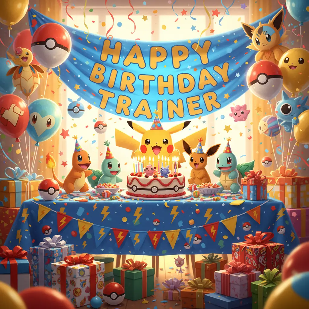 Planning a Stress Free Pokemon Birthday Party