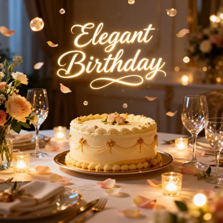 Elegant Birthday
