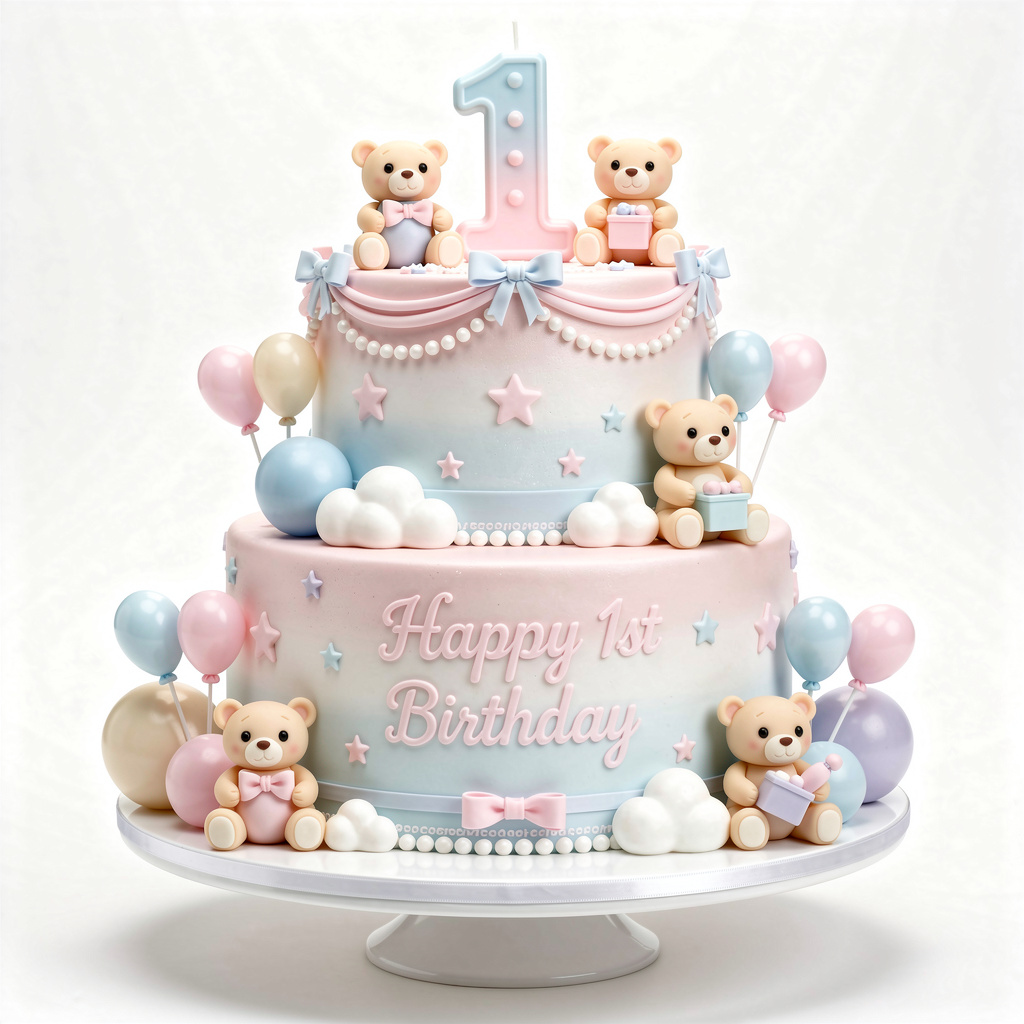 1st birthday cake
