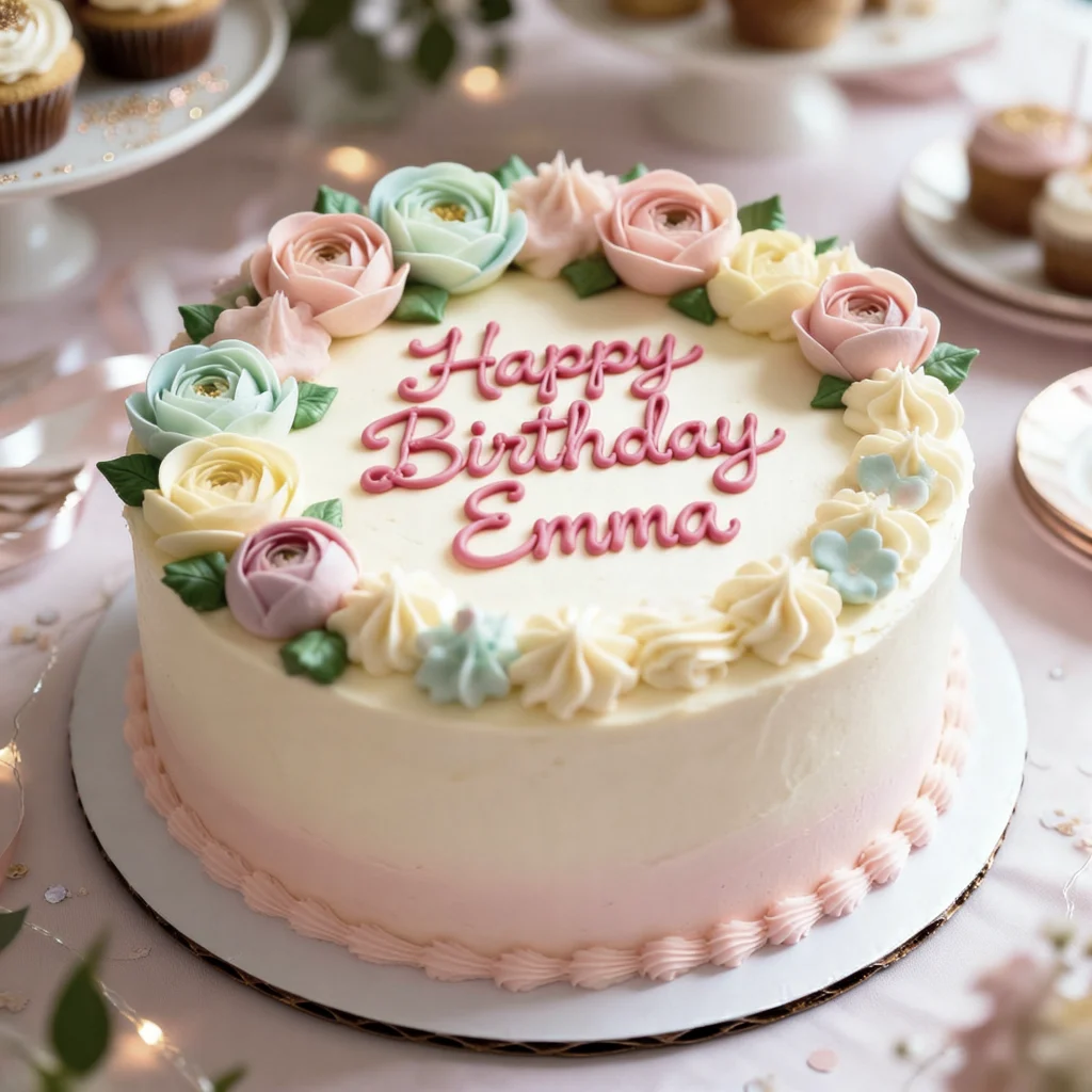 Birthday Cakes With Message For Kids