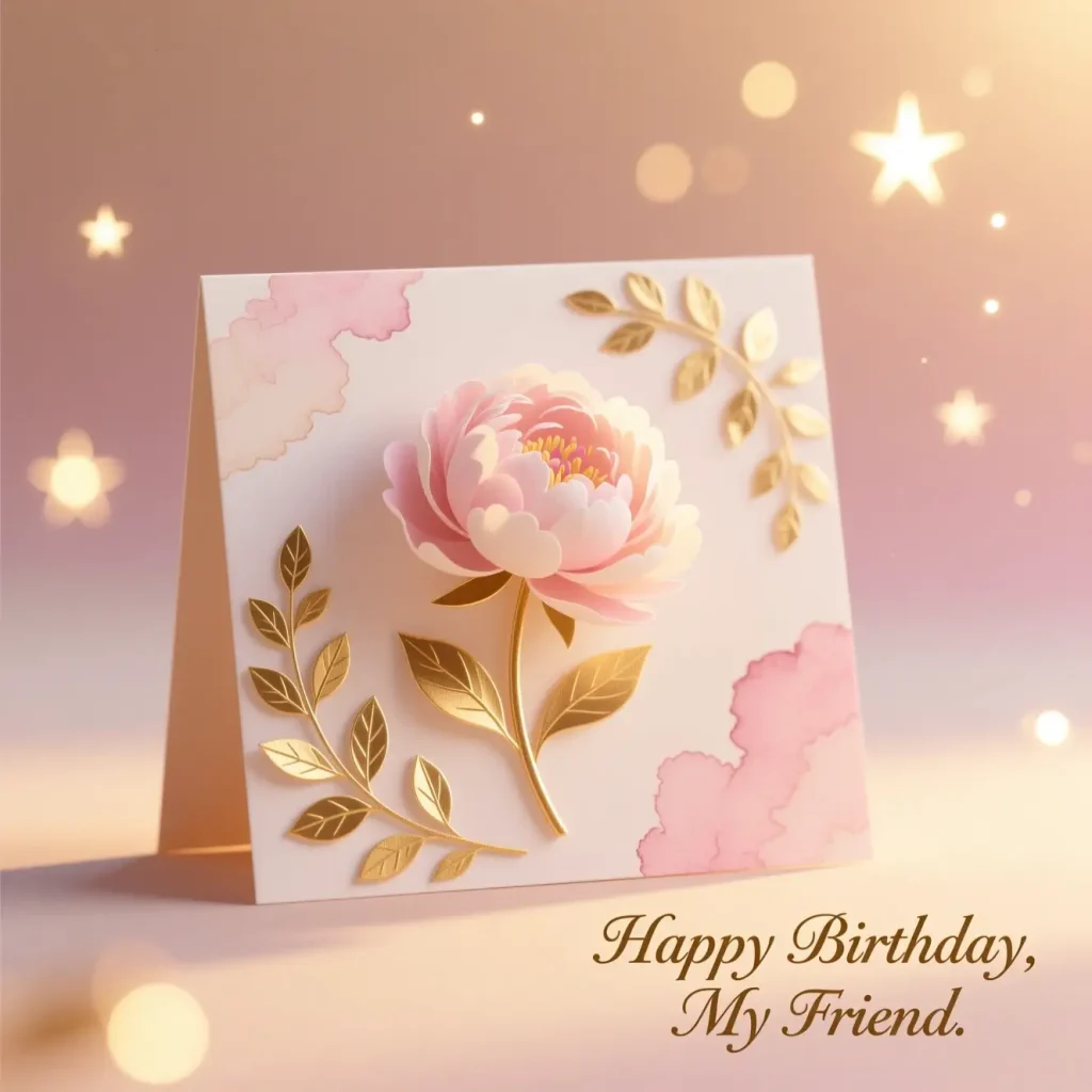 Elegant Birthday Wishes for Friend
