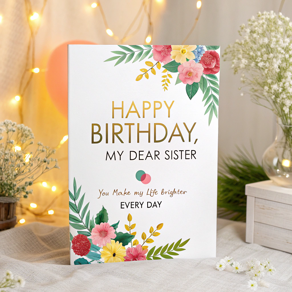 How to Write Heartfelt Birthday Wishes for Sister