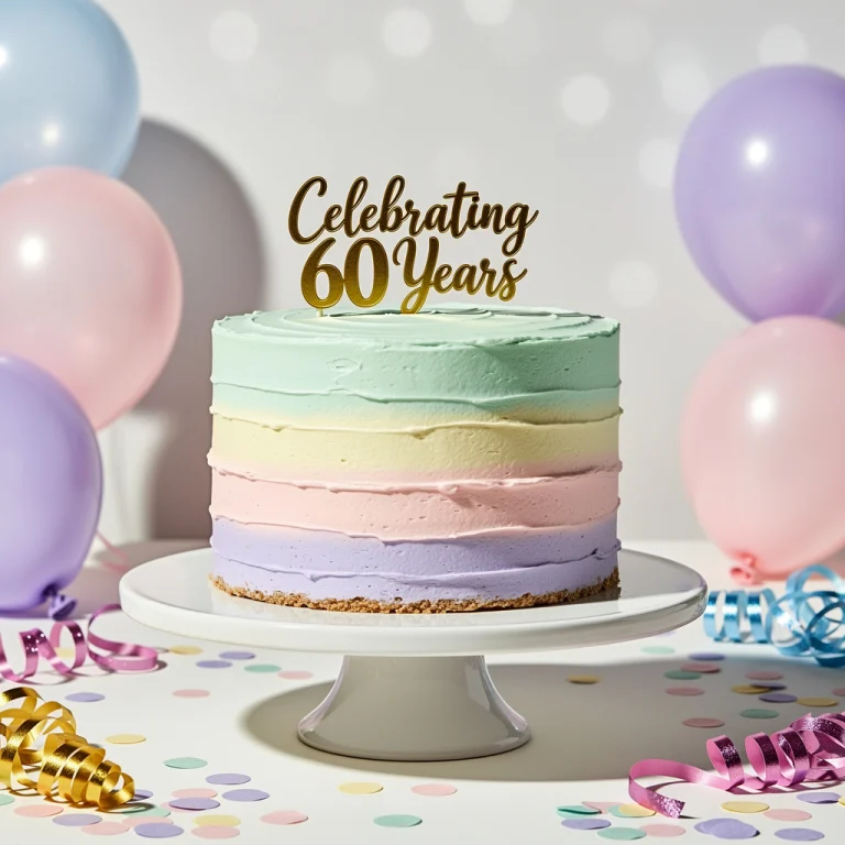 60th Birthday Cake Ideas That Make the Celebration Unforgettable