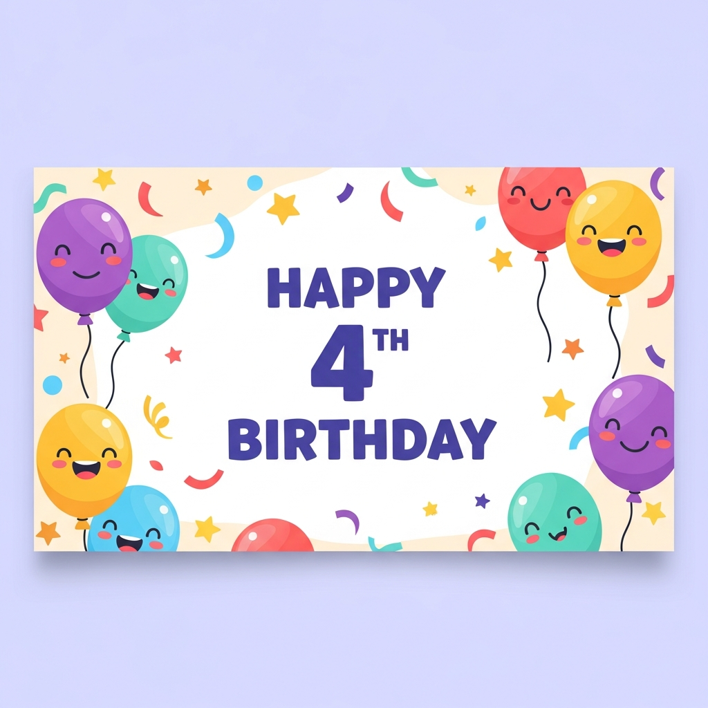 Popular 4th Birthday Theme Ideas That Never Fail