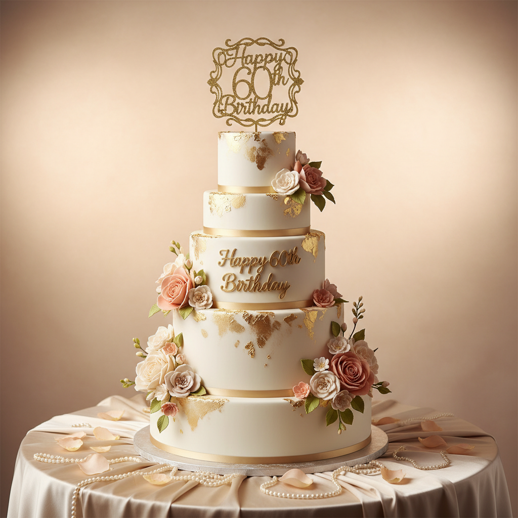 Popular Flavors for a 60th Birthday Cake